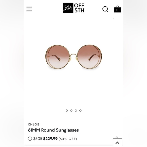 Chloe 61MM Round Sunglasses